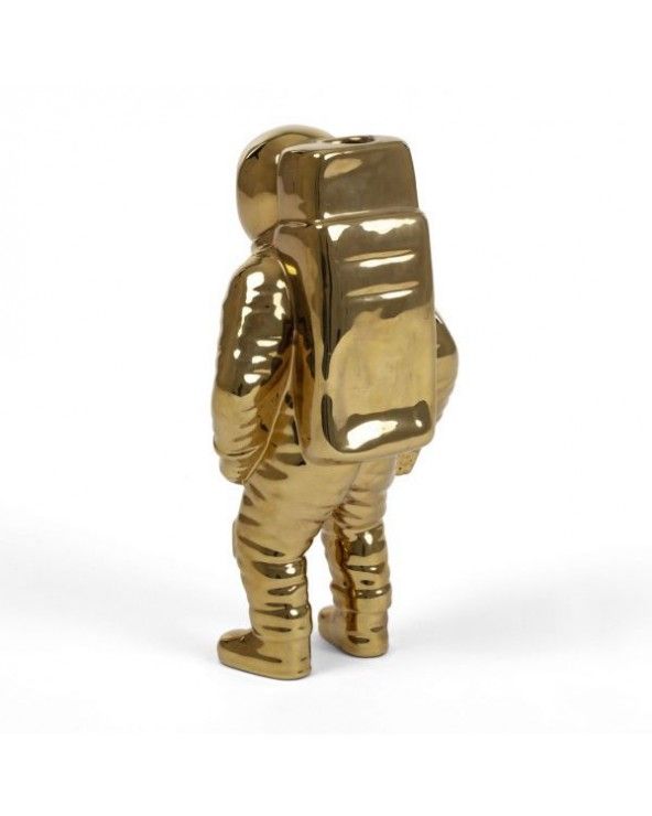 Seletti Vaso astronauta cosmic diner oro