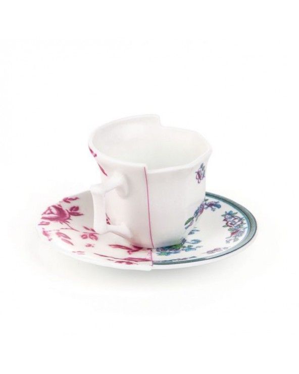 Hybrid coffee cup with saucer leonia