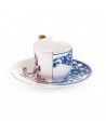 Hybrid coffee cup with saucer eufemia
