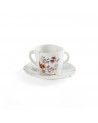 Coffee cup with saucer kintsugi-n'1